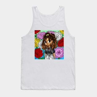 Aliyah Art Chrysanthemums Tank Top